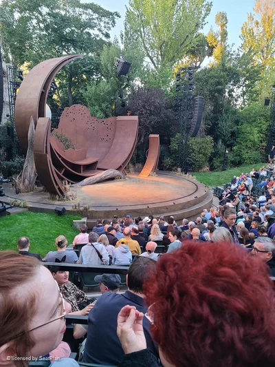 Regent's Park Open Air Theatre Upper Right M63 view from seat photo