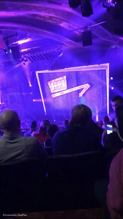 Winter Garden Theatre Mezzanine H14 view from seat photo