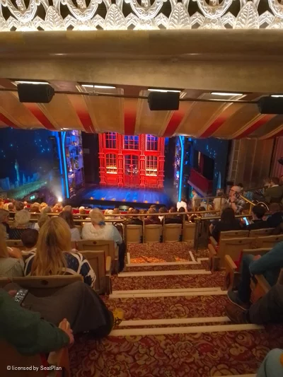 Savoy Theatre Dress Circle N8 view from seat photo