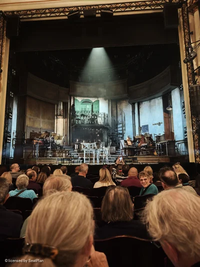 Lyric Theatre Stalls K11 view from seat photo