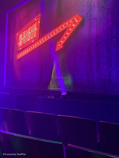 Marquis Theatre Orchestra C10 view from seat photo
