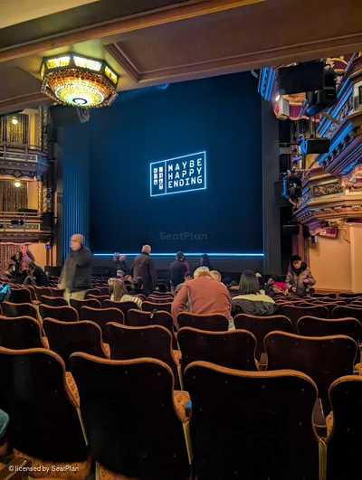 Belasco Theatre Orchestra N20 view from seat photo