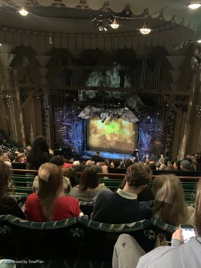Apollo Victoria Theatre Dress Circle S11 view from seat photo