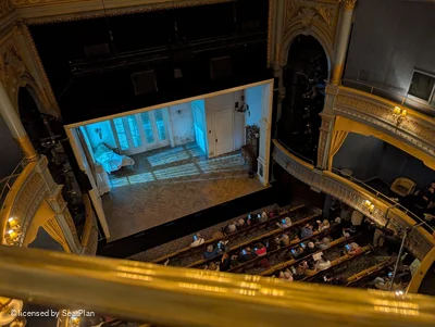 Harold Pinter Theatre Balcony A17 view from seat photo