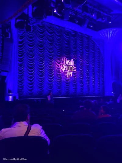 Lunt-Fontanne Theatre Orchestra N17 view from seat photo