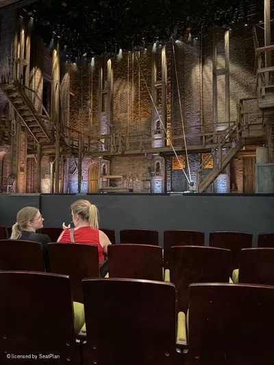 Victoria Palace Theatre Stalls E16 view from seat photo