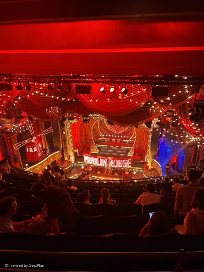 Piccadilly Theatre Grand Circle L7 view from seat photo