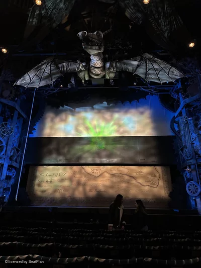 Apollo Victoria Theatre Stalls H22 view from seat photo