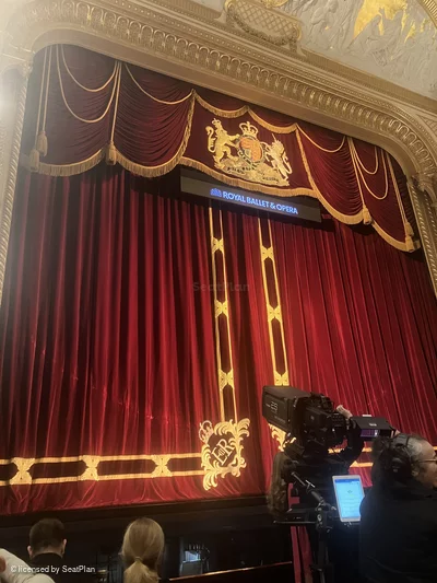 Royal Opera House Orchestra Stalls F7 view from seat photo
