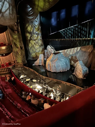 His Majesty's Theatre Royal Circle B4 view from seat photo