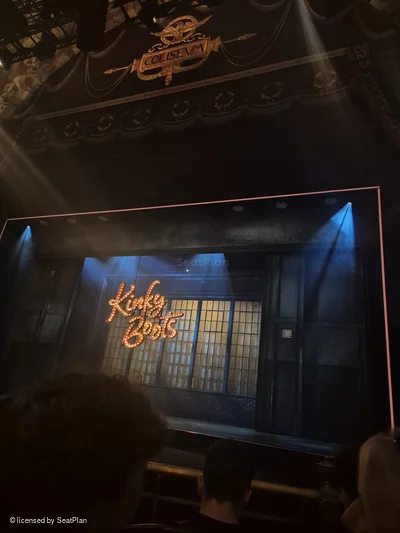 London Coliseum Stalls C10 view from seat photo