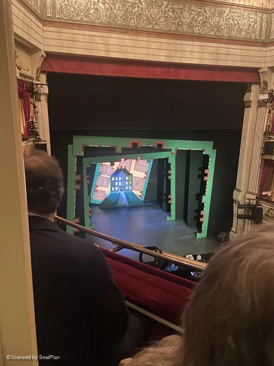 Theatre Royal Brighton Second Circle B8 view from seat photo