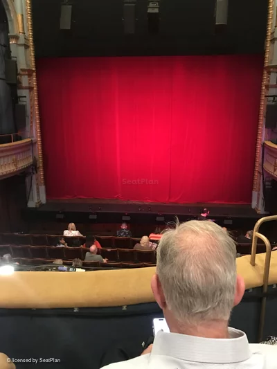 Harold Pinter Theatre Dress Circle B8 view from seat photo