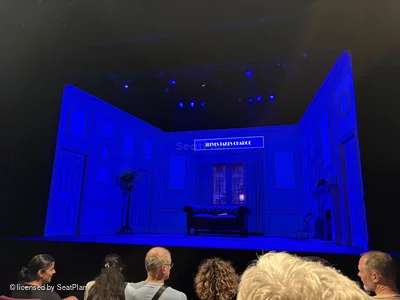 Charing Cross Theatre Stalls E3 view from seat photo