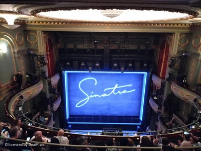 Aldwych Theatre Grand Circle F16 view from seat photo
