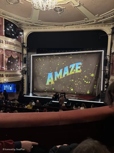 Criterion Theatre Dress Circle B12 view from seat photo
