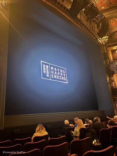 Belasco Theatre Orchestra G9 view from seat photo