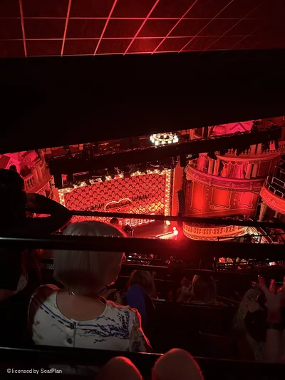 Sunderland Empire Gallery F33 view from seat photo