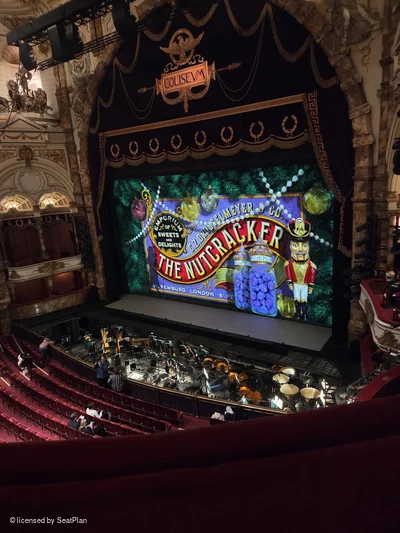 London Coliseum Upper Circle A1 view from seat photo