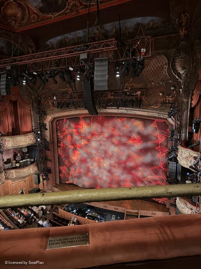 Lyceum Theatre Grand Circle A10 view from seat photo