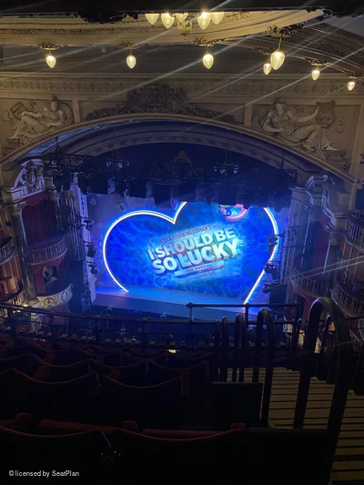 New Wimbledon Theatre Upper Circle G11 view from seat photo