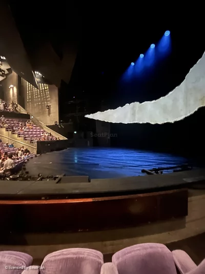 National Theatre - Olivier Stalls E1 view from seat photo
