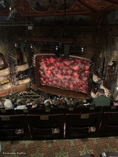 Lyceum Theatre Grand Circle H9 view from seat photo