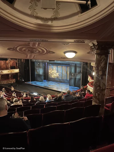 London Coliseum Dress Circle K1 view from seat photo