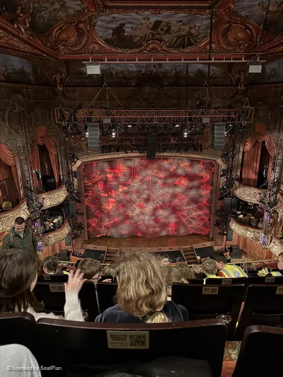 Lyceum Theatre Grand Circle F28 view from seat photo