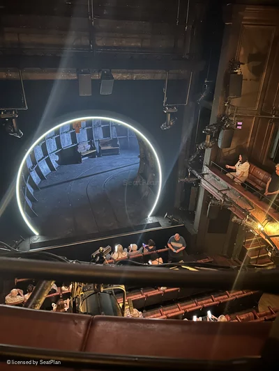 Royal Court Theatre Balcony A14 view from seat photo
