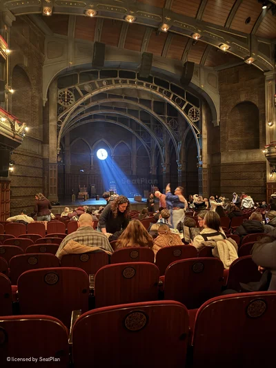 Lyric Theatre Orchestra R23 view from seat photo