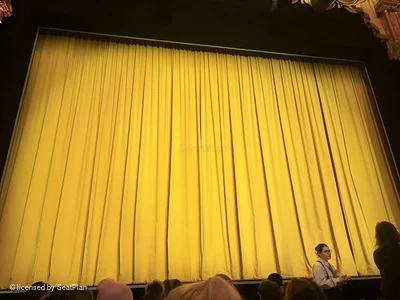 Golden Theatre Orchestra F112 view from seat photo