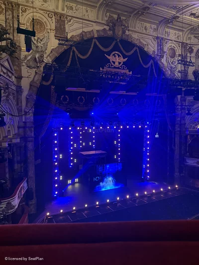 London Coliseum Upper Circle A45 view from seat photo