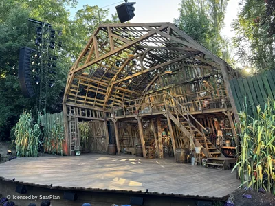 Regent's Park Open Air Theatre Lower Left H5 view from seat photo