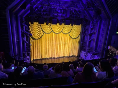 Trafalgar Theatre Dress Circle F22 view from seat photo