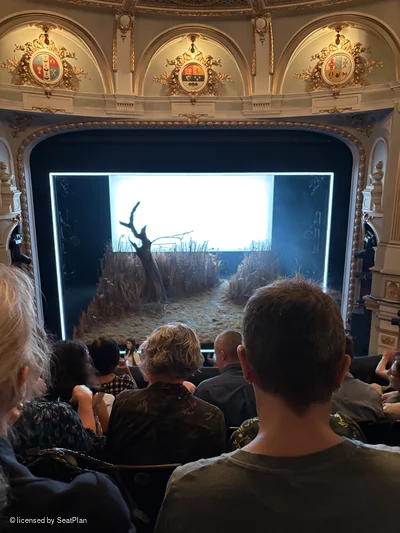 Ambassadors Theatre Circle E7 view from seat photo