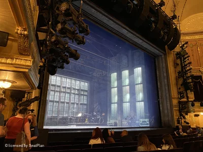 Neil Simon Theatre Orchestra H15 view from seat photo