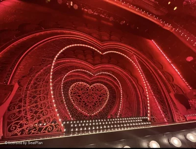 Al Hirschfeld Theatre Can Can! Table Seating Left B3 view from seat photo