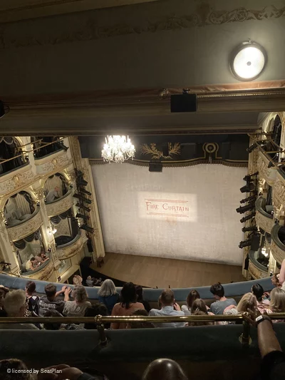 Wyndham's Theatre Grand Circle F9 view from seat photo