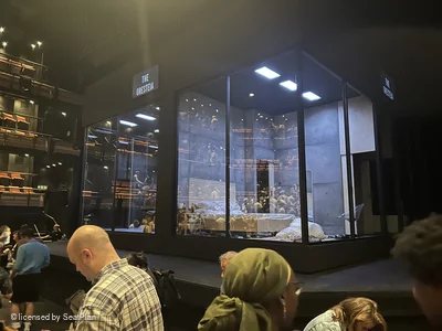 Bridge Theatre Stalls E4 view from seat photo