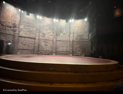 Almeida Theatre Stalls C8 view from seat photo