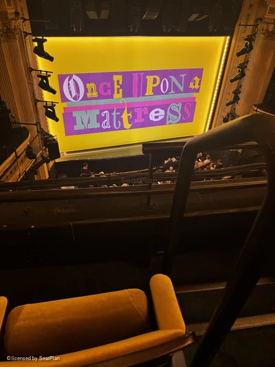Hudson Theatre Balcony B1 view from seat photo