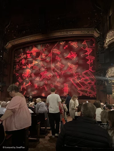 Lyceum Theatre Stalls P15 view from seat photo