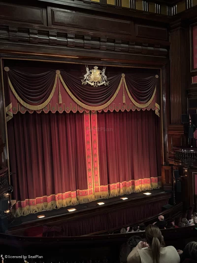 St Martin's Theatre Dress Circle D5 view from seat photo