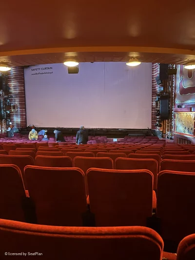 New Theatre Oxford Stalls X12 view from seat photo