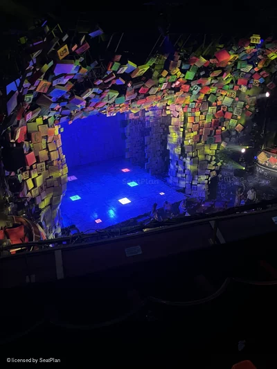 Cambridge Theatre Upper Circle C33 view from seat photo
