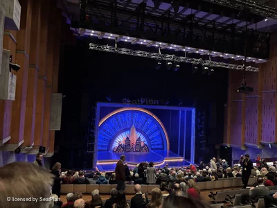 Queen Elizabeth Hall Rear Stalls JJ36 view from seat photo