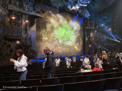 Gershwin Theatre Orchestra K23 view from seat photo