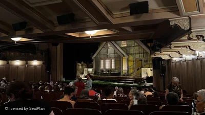 Booth Theatre Orchestra P14 view from seat photo