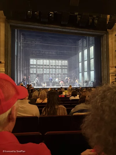 Neil Simon Theatre Orchestra O101 view from seat photo